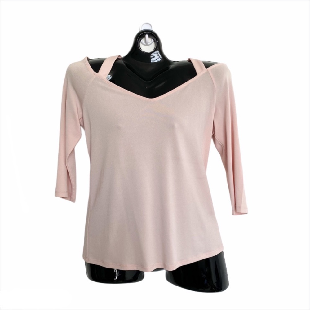 BOLD Elements Caged Cut Out Strappy Neck Blouse